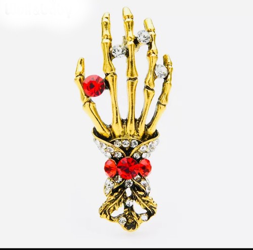 Skeleton hand with crystal - skeleton,
