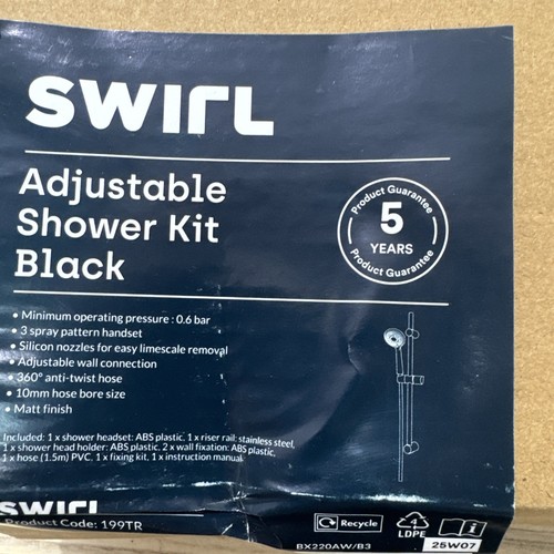 Swirl shower kit modern - swirl,