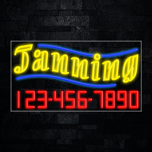Tanning led neon - tanning,