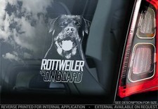 Rottweiler Car Sticker - Dog