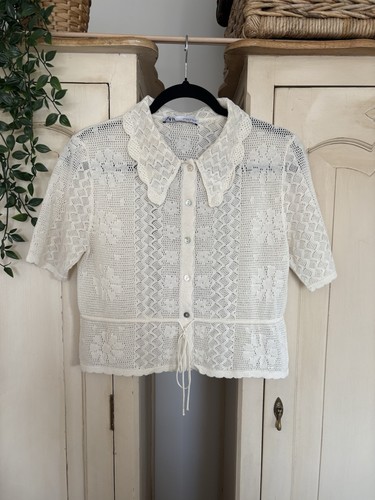 Zara size 12 cream - m,