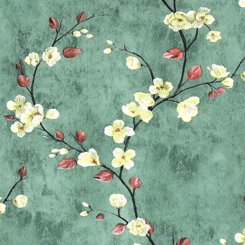 Vintage floral peel stick - floral,