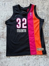 Shaquille O’Neal Champion Basketball Jersey Miami Heat Latin Nights NBA size L