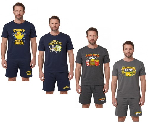Mens short pyjamas funny - mens,