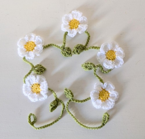 Hand crochet daisy - , flowers