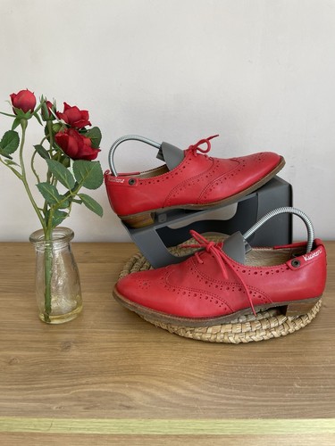 Ladies vintage red leather - vintage,