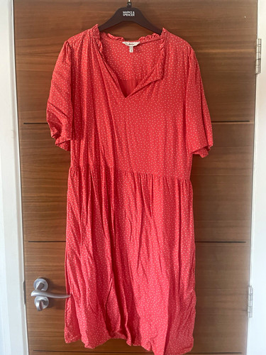 Joules red white - red, polka