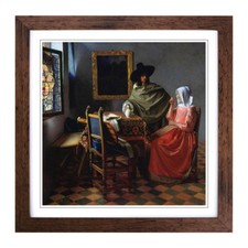 Johannes Vermeer The Glass Of