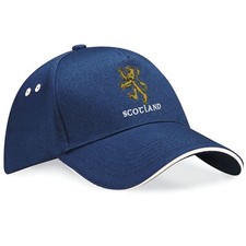 Embroidered Scotland Lion Baseball Cap Football Country Him Scottish Embroide...
