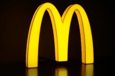 McDonald's USB LED Light Up Sign LightBox USB Lamp Nightlight Fast Food Fan Gift