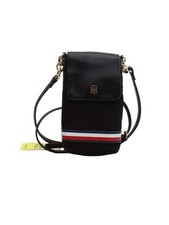 Tommy Hilfiger Women's Bag Black 100% Faux Leather Shoulder Bag