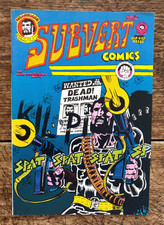 SUBVERT COMICS Spain underground comic/1st printing Rip Off Press 1972/VF/NM