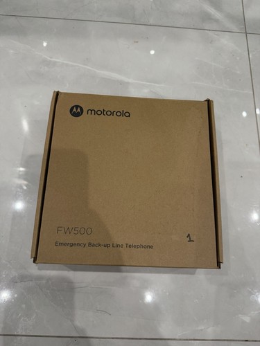 Motorola fw500 emergency - motorola,