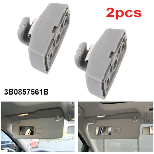 2pcs front grey sun visor - 2pcs, hook