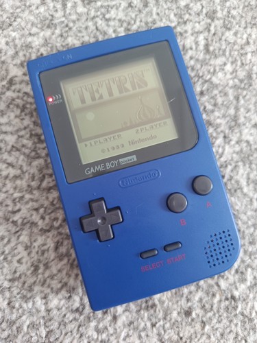 Nintendo game boy pocket blue - game,