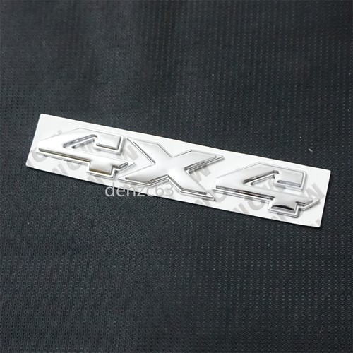 Chrome silver 4x4 - new, metal