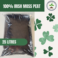 IRISH MOSS PEAT 100% 25 LITRES - For Carnivorous Plants & Reptile Substrate