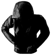 GENTS WATERPROOF BREATHABLE WINDPROOF JACKET Mens Hiking Hunting coat SAS black