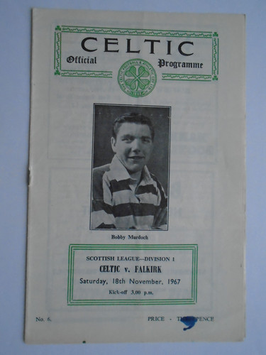 Celtic falkirk 1967 68 - celtic, v