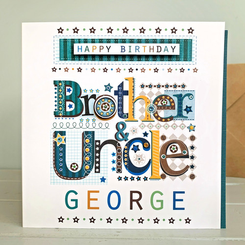 Personalised brother uncle - brother,