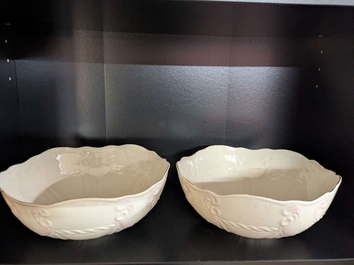Pair belleek millennium - of,