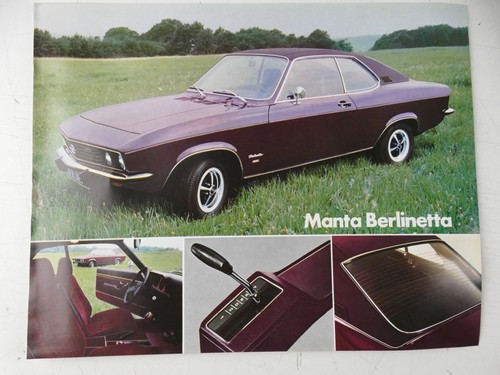 Opel manta berlinetta - opel,