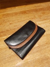 Vintage Women's Genuine Leather Purse Debenhams Twin Compartment Made In India