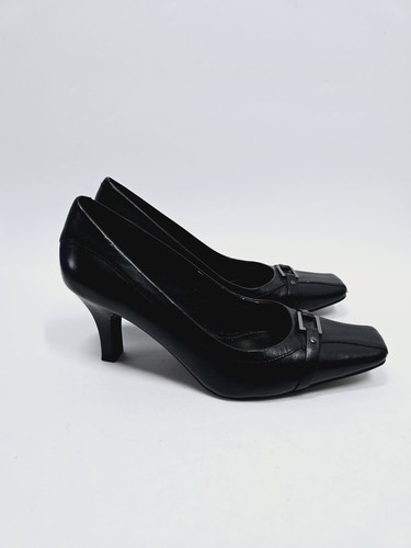 Clarks black court - black, shoes