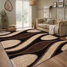 Non slip large shaggy rugs - large,