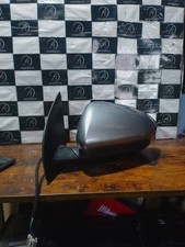 NISSAN QASHQAI 2012 PASSENGERS POWER FOLD WING MIRROR Grey KAQ #f