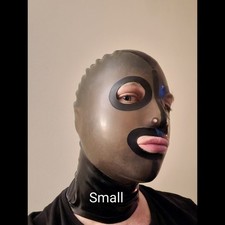small Rubber Hood Mask Latex
