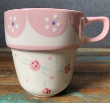M&S Hand Painted Pink Floral