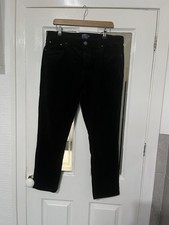 Mens Slim Fit Cord Trousers by Matalan - Size 36" Waist