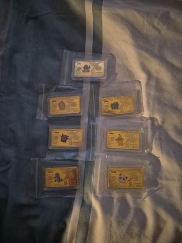 Pokemon gold bullion set - pokemon,