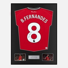 Framed Bruno Fernandes Signed