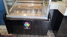 IGLOO ARUBA ICE CREAM FREEZER SOFT SCOOP DISPLAY GELATO DISPENSER BLACK GLOSS