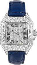 Techno Pave 32mm Iced Out Blue