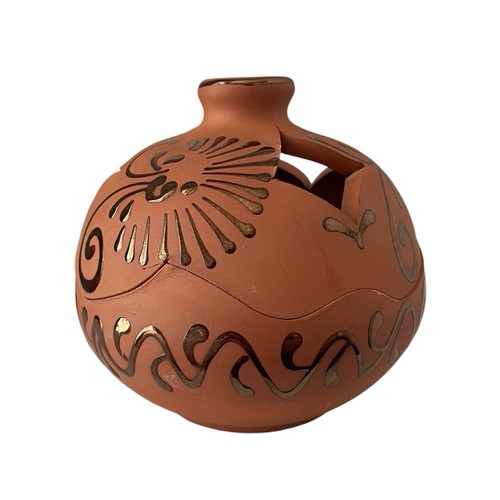 Clay pottery brown bronze - clay,