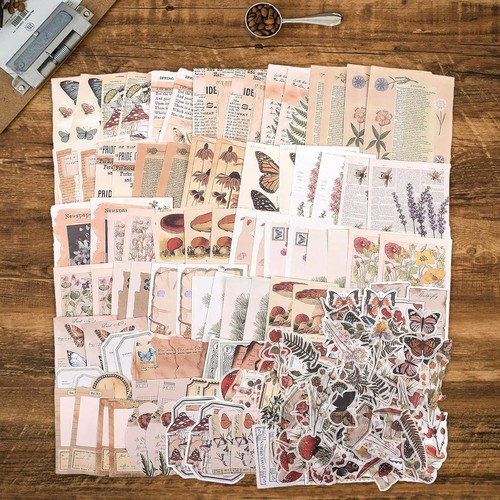 Vintage scrapbook supplies - scrapbook,
