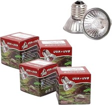 UVA+UVB Reptile Heat Basking Light Bulb Lamp For Tortoise Turtle Lizard 50W