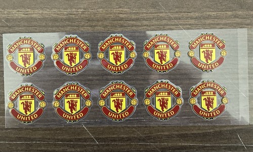 10x man united uvdtf stickers - 10x,