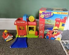Early Learning Centre ELC - Happy Street - Fire Station - Vintage Toy Playset 