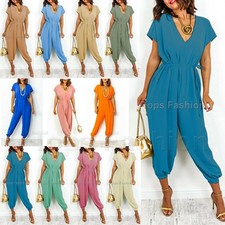 Ladies Wide Leg Jumpsuit