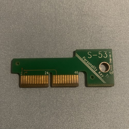 Snap personality key 53 - on,