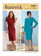 Butterick SEWING PATTERN B6849 Misses' Sheath Dress Fit Pattern 6-22