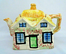 Vintage Majolica Teapot ~