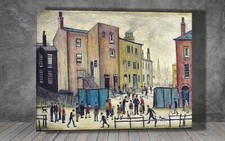L. S. Lowry Old Houses CANVAS