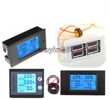 AC 80-260V 0-100A LCD Volt