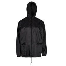 Unisex Plain Rain Coat Kagoul