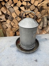 Vintage Chicken Poultry Pheasant Water Trough Waterer Drinker